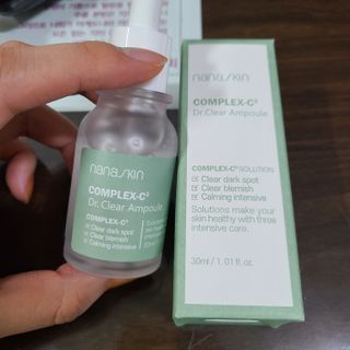 나나스킨 콤플렉스씨쓰리닥터클리어앰플 — 5점을 준 리뷰어가 2021년 4월 올린 사용 사진