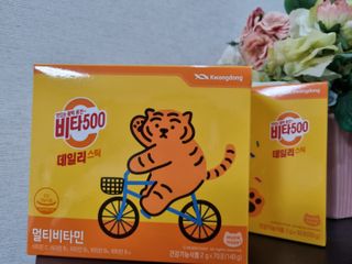광동생활건강 [광동] 비타500데일리스틱  ★빼빼로데이★ 30포+70포+ 뚱랑이스티커+빼빼로+쇼핑백 — 5점을 준 리뷰어가 2022년 11월 올린 사용 사진