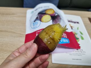 해뜨온 간편고소 아이스 미니고구마 400g x4개 — 2.5점을 준 리뷰어가 2021년 11월 올린 사용 사진