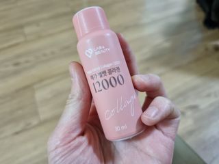 랩앤뷰티 메가 벨벳 콜라겐 12000 — 5점을 준 리뷰어가 2021년 6월 올린 사용 사진