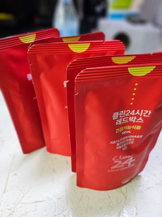 클린24시간 레드박스 1BOX(5포) + 전용보틀(500ml) — 5점을 준 리뷰어가 2024년 3월 올린 사용 사진