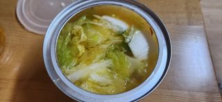 셰프애찬 단호박 백김치 1kg — 5점을 준 리뷰어가 2022년 10월 올린 사용 사진