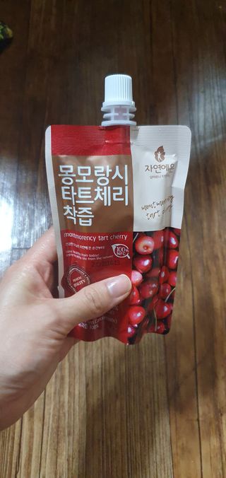 자연에온 몽모랑시 타트체리 착즙 100mL 10개입 2BOX — 5점을 준 리뷰어가 2021년 1월 올린 사용 사진