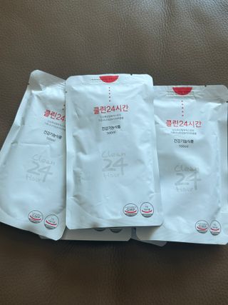 클린24시간 1BOX(5포) + 전용보틀(500ml) — 5점을 준 리뷰어가 2023년 2월 올린 사용 사진