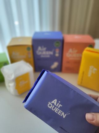 에어퀸 뉴브레스 유기농 생리대 4종 (팬티라이너 20P + 중형 10P + 대형 10P + 오버나이트 8P)_체험단 2차 — 5점을 준 리뷰어가 2024년 11월 올린 사용 사진