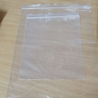 노플(NOPL) 노플 친환경 바이오 산화 생분해  항균 일회용 위생 비닐장갑 100매 + 지퍼백 소형, 대형 — 5점을 준 리뷰어가 2021년 10월 올린 사용 사진