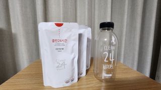 클린24시간 1BOX(5포) + 전용보틀(500ml) — 5점을 준 리뷰어가 2023년 5월 올린 사용 사진