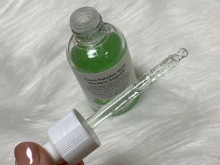 [녹산] 그린 솔루션 멀티 수분 앰플 + 그린 솔루션 멀티 수분크림 — 5점을 준 리뷰어가 2022년 11월 올린 사용 사진