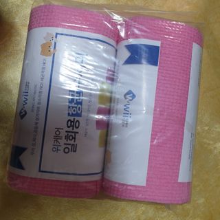 위케어 일회용 향균 수세미 50매 2롤 세트 총 100매 Pink — 5점을 준 리뷰어가 2021년 2월 올린 사용 사진