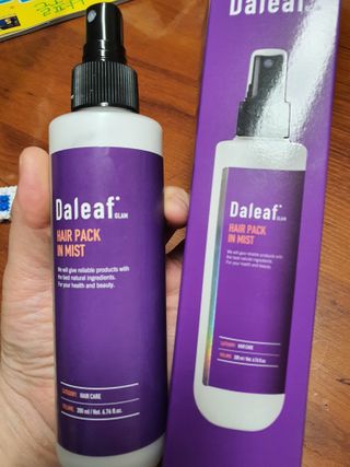 달리프 글램 헤어팩 인미스트 200ml — 4점을 준 리뷰어가 2021년 1월 올린 사용 사진