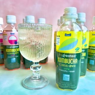 더그레잇티 콤부차 [매일유업] 더그레잇티 44kcal 콤부차 300ml *12개입 (오리지널 6개+베리리치 6개) — 5점을 준 리뷰어가 2023년 7월 올린 사용 사진