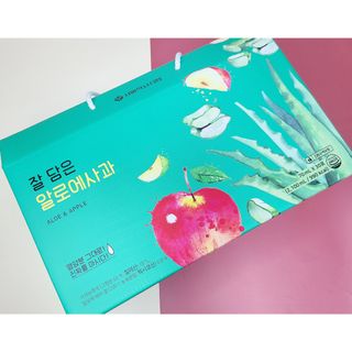 서울약사신협 잘 담은 알로애사과_70ml x 30포 — 3.5점을 준 리뷰어가 2021년 9월 올린 사용 사진