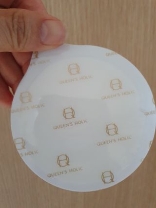 퀸즈홀릭 라이스 보내티컬 아이 마스크 퀸즈홀릭 X 레아라 다이아포스 라이스 보태니컬 링클 리프팅 아이 마스크 7매 1BOX — 4.5점을 준 리뷰어가 2022년 5월 올린 사용 사진