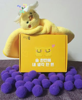 발그레 소주잔 증정, 숙취해소 레디큐 스페셜 에디션 — 5점을 준 리뷰어가 2021년 2월 올린 사용 사진