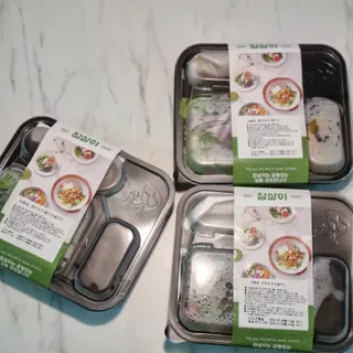 참살이도시락 작심삼일 샐러드도시락 3개 맛보기 새벽배송 또는 택배배송 — 5점을 준 리뷰어가 2021년 8월 올린 사용 사진