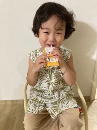 메디웰 페디아드링크 미니 바나나맛 — 5점을 준 리뷰어가 2022년 8월 올린 사용 사진