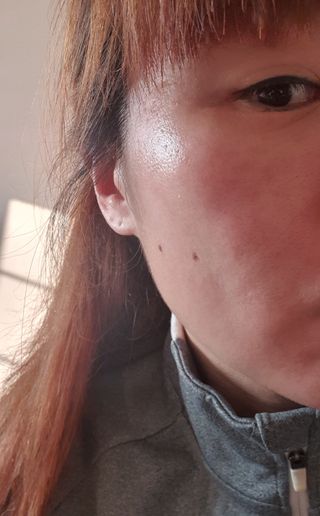 엠디스픽 무향자차 수분 선크림 PSF50+ PA++++ 50ml — 5점을 준 리뷰어가 2023년 3월 올린 사용 사진