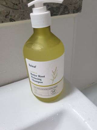 달리프 클로렐라 베러 루트 릴렉싱 샴푸 500ml — 5점을 준 리뷰어가 2021년 5월 올린 사용 사진