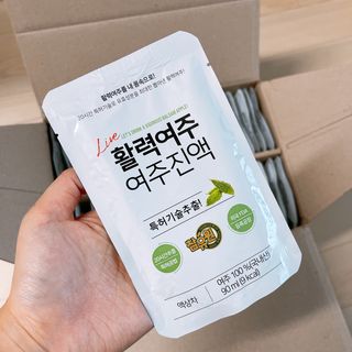참유원 특허제조 활력 여주진액 여주즙 50포 — 5점을 준 리뷰어가 2022년 3월 올린 사용 사진