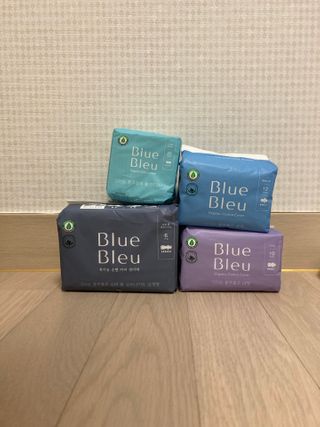 블루블루 유기농 순면 커버 생리대 — 5점을 준 리뷰어가 2021년 1월 올린 사용 사진