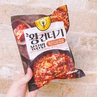 한성기업 무볼레 왕건더기 볶음밥 묵은지삼겹살 — 5점을 준 리뷰어가 2021년 10월 올린 사용 사진