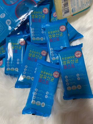 헬스업 핼스업 프로바이오 생유산균 퍼스트 — 4.5점을 준 리뷰어가 2021년 1월 올린 사용 사진