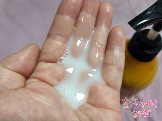 방방곳곳 편림초 마이크로바이옴 샴푸 — 4점을 준 리뷰어가 2022년 6월 올린 사용 사진