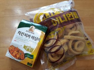 디케이식품(주) M.H 어니언링 700g — 3.5점을 준 리뷰어가 2022년 12월 올린 사용 사진