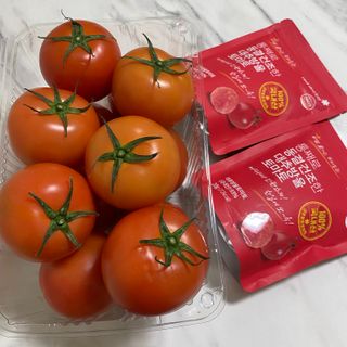 레드닥터 완숙토마토 + 통째로 동결건조한 대추방울토마토 — 5점을 준 리뷰어가 2022년 12월 올린 사용 사진
