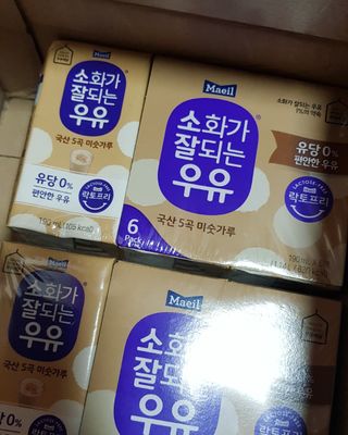 소화가 잘되는 우유 국산 5곡 미숫가루 — 5점을 준 리뷰어가 2021년 9월 올린 사용 사진