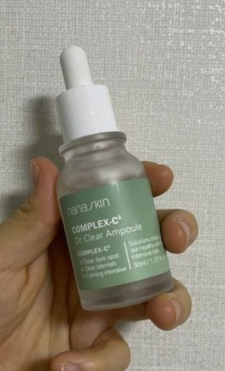 나나스킨 콤플렉스씨쓰리닥터클리어앰플 — 5점을 준 리뷰어가 2021년 10월 올린 사용 사진