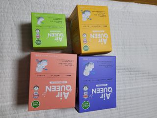 에어퀸 뉴브레스 유기농 생리대 4종 (팬티라이너 20P + 중형 10P + 대형 10P + 오버나이트 8P)_체험단 — 5점을 준 리뷰어가 2024년 6월 올린 사용 사진