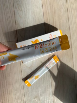 [이뮤니티플러스]우리아이 면역오키, 건강오키 _ 키즈오키 어린이홍삼 10포 1box — 5점을 준 리뷰어가 2022년 3월 올린 사용 사진