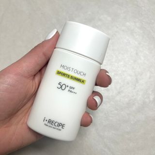 아이레시피 모이스트터치 스포츠 선밀크 50ml (SPF50+ PA+++) — 5점을 준 리뷰어가 2023년 4월 올린 사용 사진