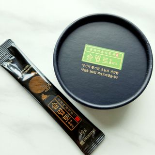 프리마인 자체 기업부설 연구소에서 찾아낸 건강한 수면의 비밀.  슬립토 플러스 30포 — 4점을 준 리뷰어가 2023년 4월 올린 사용 사진