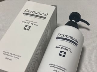 더마힐 헤어 컨디셔닝 샴푸 500ml 3종 중 택1 — 5점을 준 리뷰어가 2021년 4월 올린 사용 사진