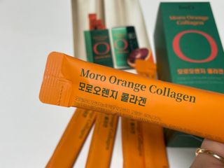 아임오 모로오렌지 콜라겐 1box (14포) — 5점을 준 리뷰어가 2023년 2월 올린 사용 사진