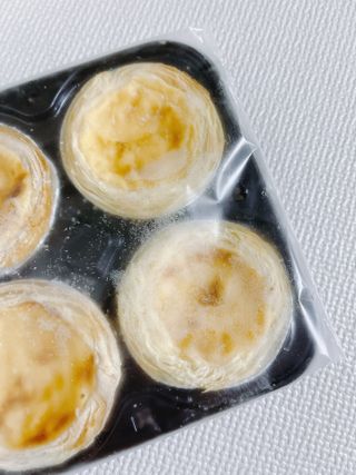 디앙뜨 포르투갈 에그타르트 오리지널 맛+패션후르츠 맛 중 택1 — 4점을 준 리뷰어가 2021년 8월 올린 사용 사진