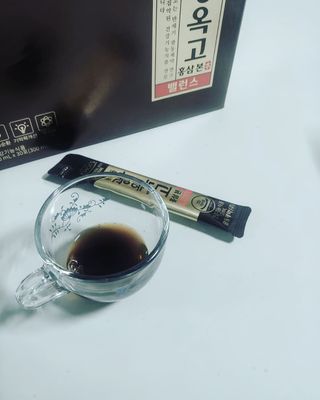 [광동제약] 광옥고 홍삼 본 밸런스 1박스 30포 — 5점을 준 리뷰어가 2021년 9월 올린 사용 사진