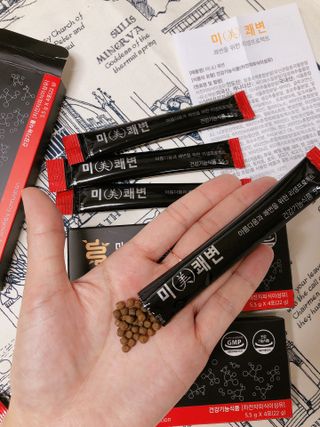 새롬바이오 리생 [미쾌변] 차전자피 식이섬유 건강기능식품 3팩 — 5점을 준 리뷰어가 2021년 6월 올린 사용 사진