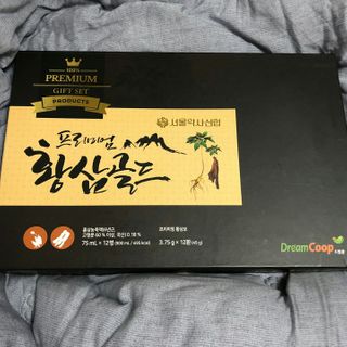 서울약사신협_프리미엄황삼골드_3.75g x 12환+75mgx12병 — 5점을 준 리뷰어가 2021년 1월 올린 사용 사진