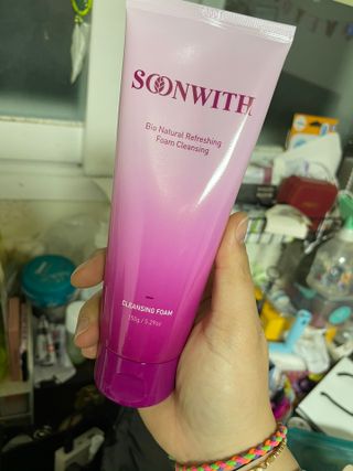 SOONWITH 바이오 내추럴 리프레싱 폼클렌징 — 5점을 준 리뷰어가 2021년 4월 올린 사용 사진