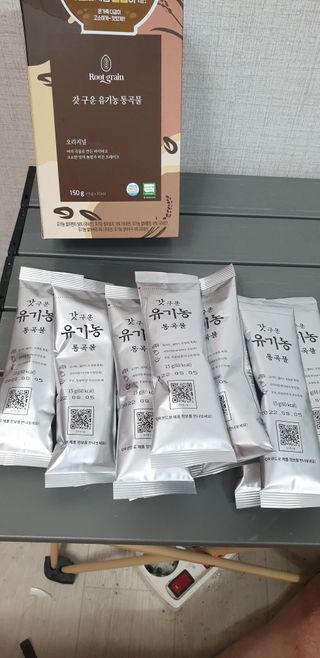 씨알푸드 유기농 쌀 시리얼 390g + 갓 구운 유기농 발아통곡물 150g — 5점을 준 리뷰어가 2021년 12월 올린 사용 사진
