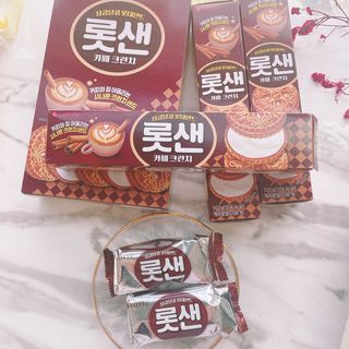롯데제과 롯샌 카페크런치 — 5점을 준 리뷰어가 2021년 10월 올린 사용 사진