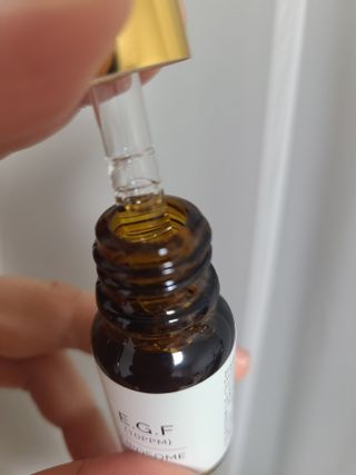 랑팡 EGF+FGF 10ppm 리포좀 앰플 원액 10ml — 5점을 준 리뷰어가 2021년 11월 올린 사용 사진