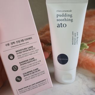 냉장고에 넣어요, 붉은 트러블 피부 다음날 진정되요 [버진팜스 푸딩수딩아토] — 5점을 준 리뷰어가 2021년 8월 올린 사용 사진
