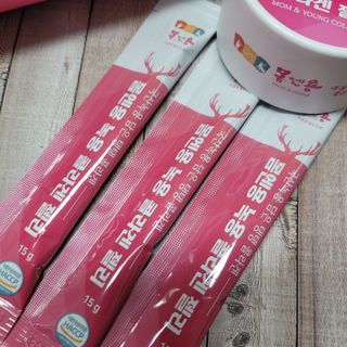 [몸엔용] 녹용 담은 탱탱 콜라겐 녹용 콜라겐 젤리 15g x 20포 — 5점을 준 리뷰어가 2022년 4월 올린 사용 사진