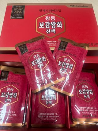 광동생활건강 [광동]진하고 깊은 풍미, 광동 보감쌍화진액 100mL * 18포 — 5점을 준 리뷰어가 2024년 8월 올린 사용 사진