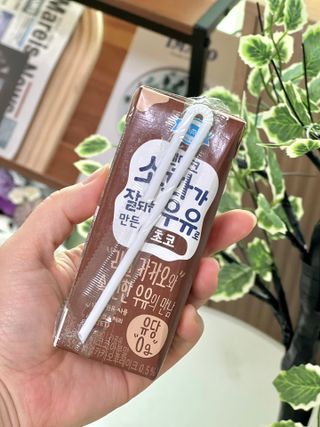 [구매평]덴마크 소화가 잘되는 우유로 만든 초코, 190ml, 24개 — 5점을 준 리뷰어가 2025년 2월 올린 사용 사진