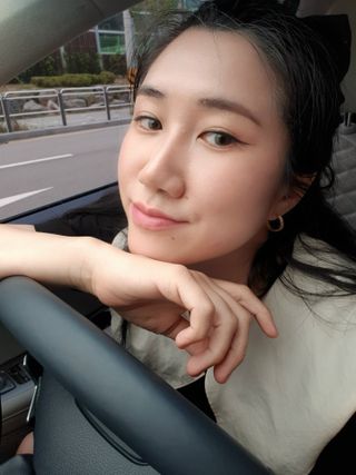 렌시스 LENSSIS [ 렌시스 ] 발색 짱짱 , 유니크한 색감 ＃코지시리즈  1개월용 ｜ 2컬러 중 택1 ｜ — 5점을 준 리뷰어가 2021년 6월 올린 사용 사진